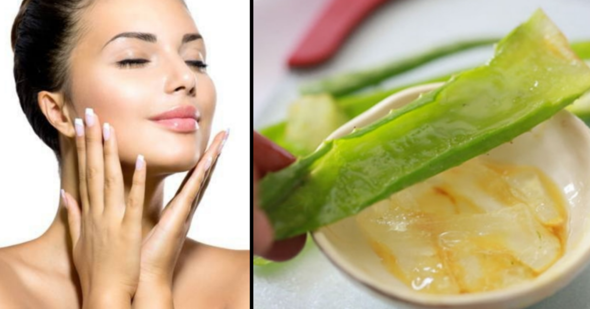 Maschera all’olio d’oliva con aloe vera