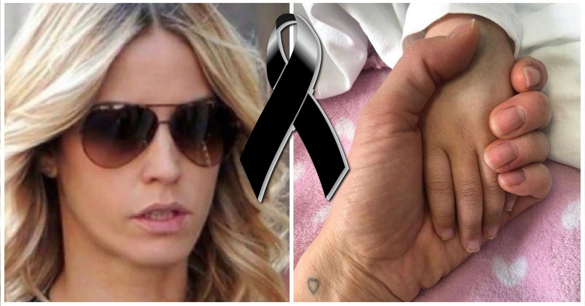 Elena Santarelli da il suo addio alla piccola Marzia