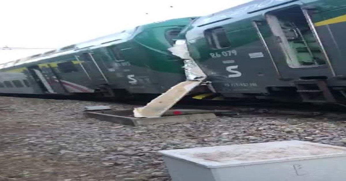 Scontro tra due treni in provicina di Como
