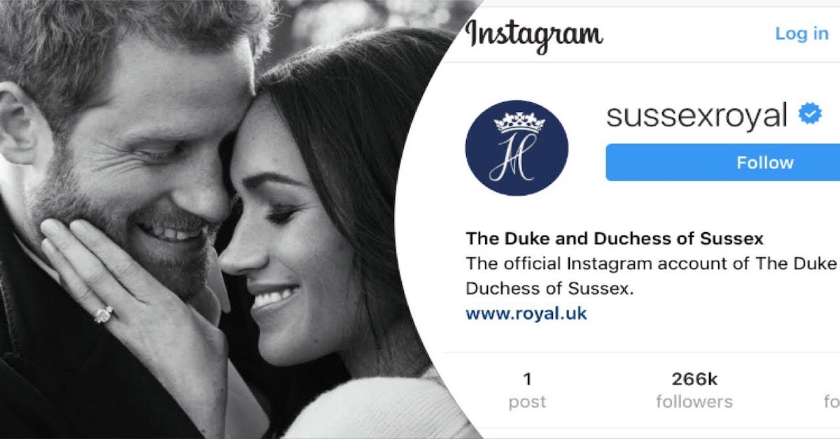 Meghan Markle e il Principe Harry aprono un account Instagram e battono un Guinness World Record