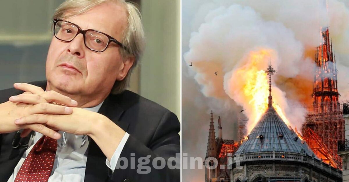 Notre Dame, Vittorio Sgarbi spiazza tutti