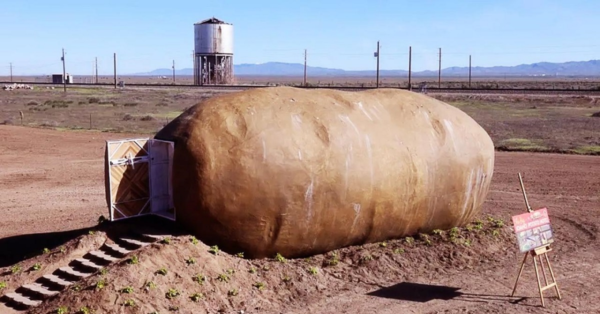 Puoi dormire in una patata gigante con Airbnb in Idaho per 200 dollari a notte