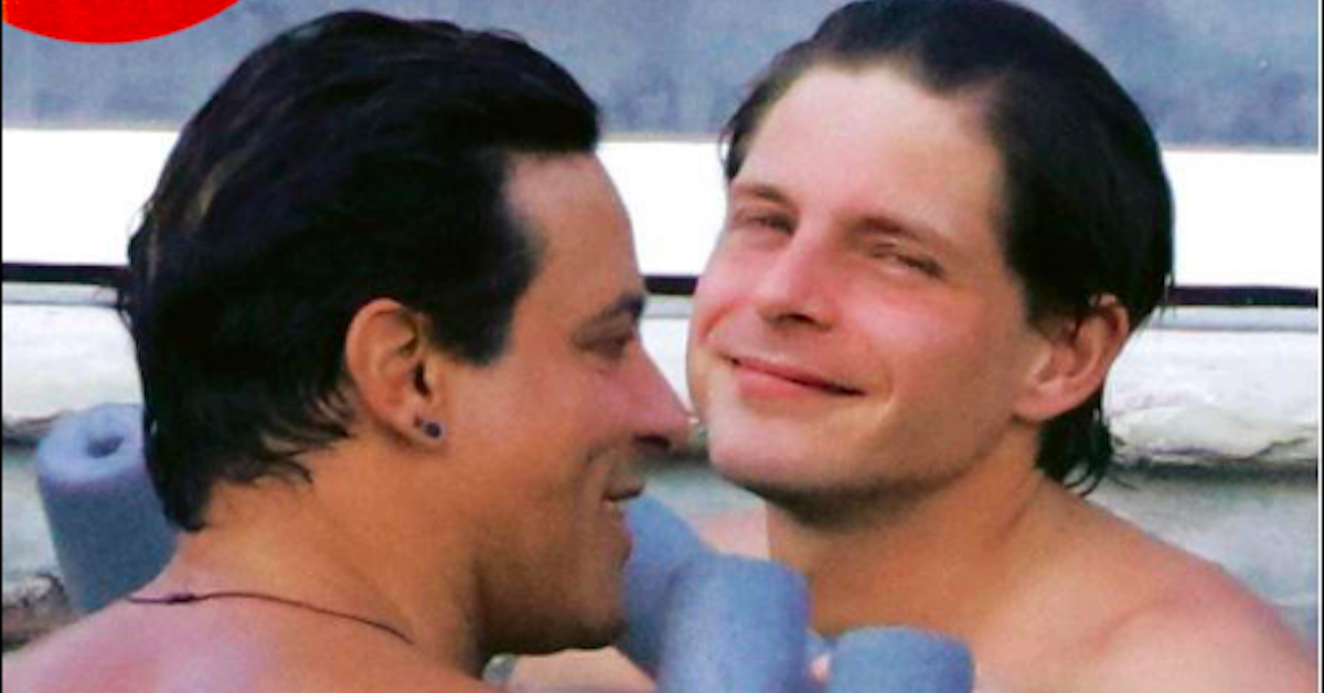 Gabriel Garko alle terme con l’amico Gabriele