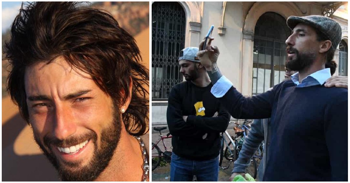 Vittorio Brumotti preso a bottigliate a Monza
