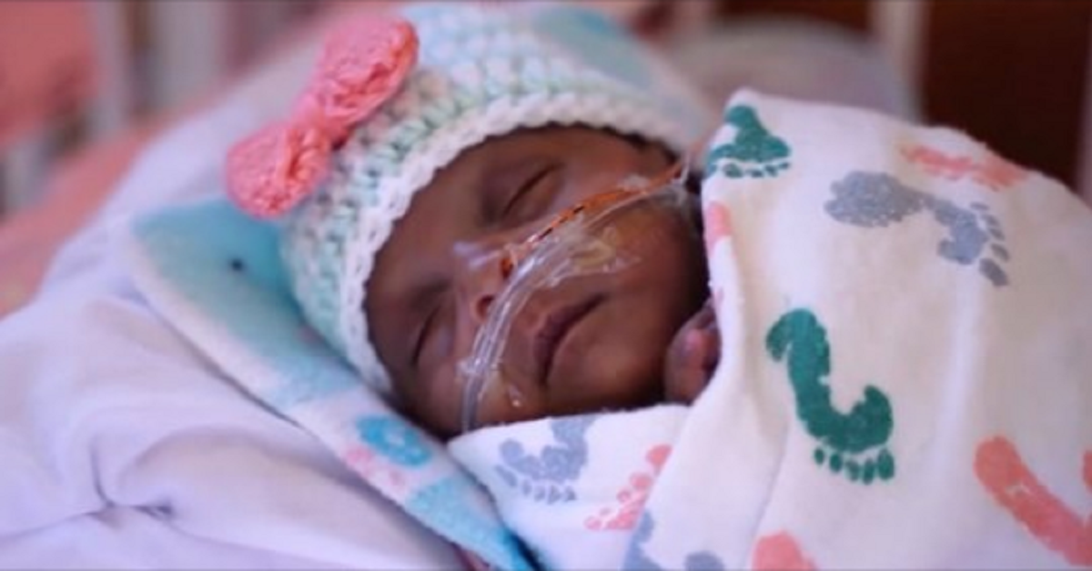 La neonata più piccola del mondo