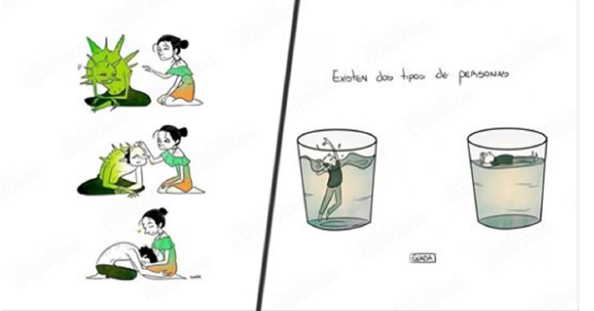 Disegni che sicuramente ci faranno riflettere sulla vita