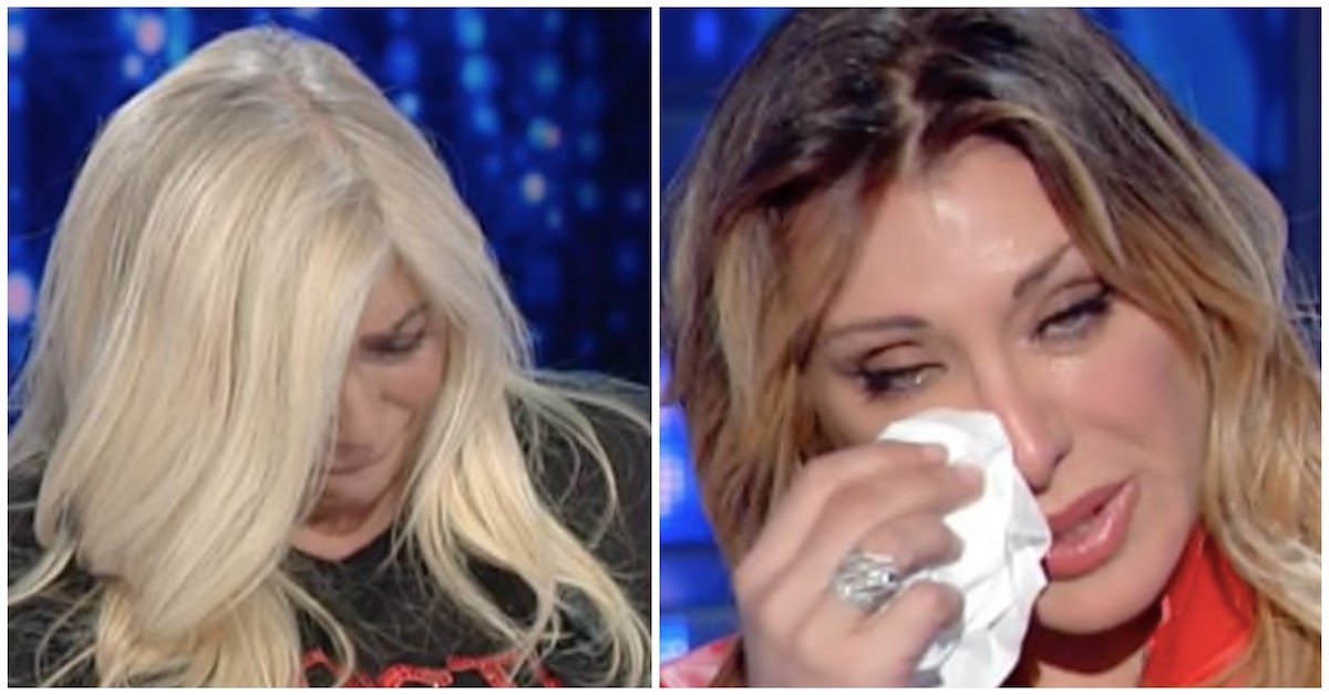 Mara Venier e Sabrina Salerno in lacrime