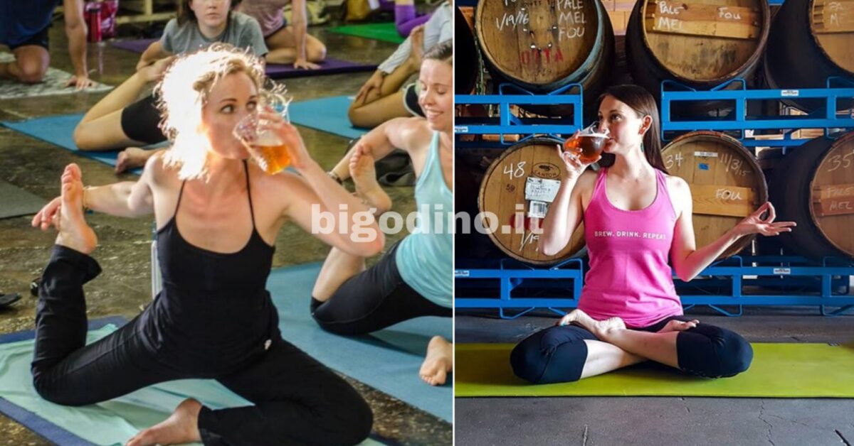 Beer Yoga, nuova tendenza alcolica