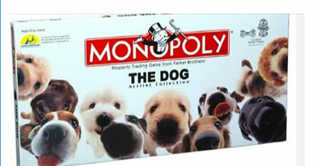 Il Monopoly canino ti fa collezionare cani durante il gioco