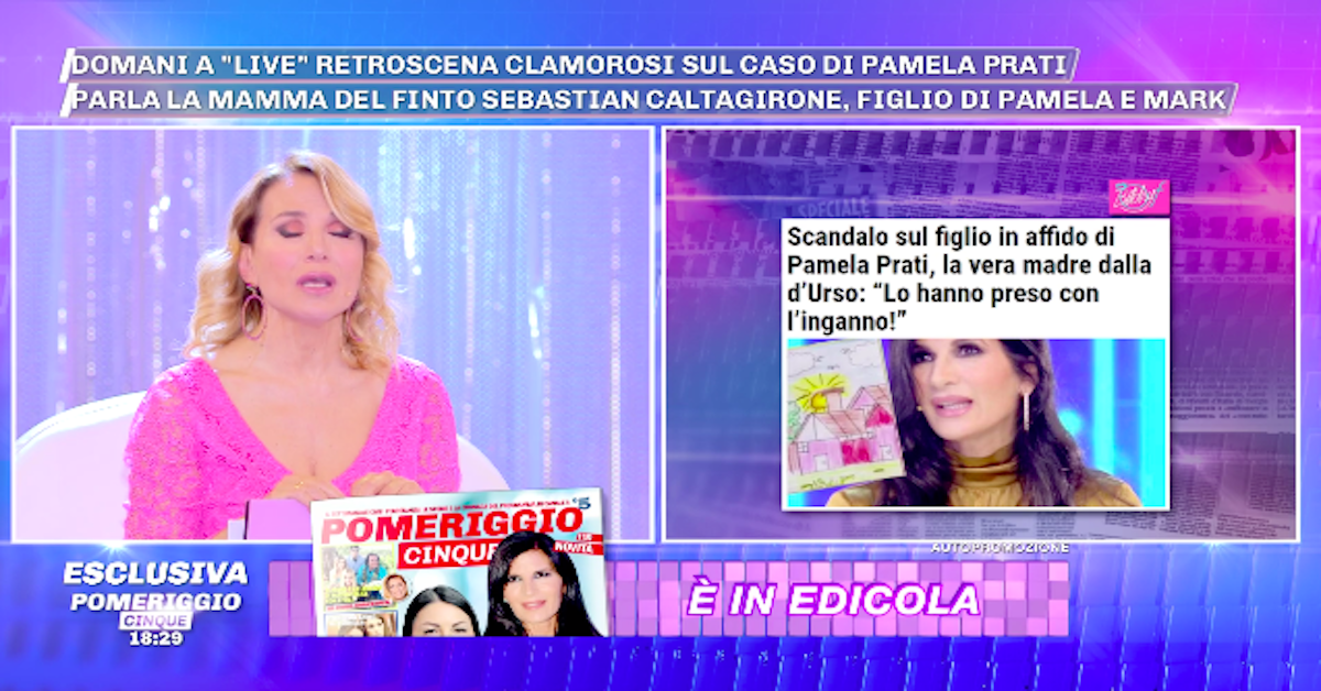 Pamela Prati: l’identità del figlio in affido