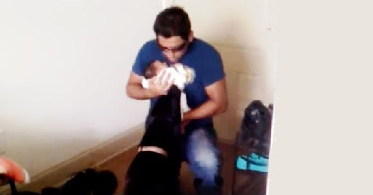 Portano a casa il neonato per presentarlo al cane. La sua reazione è unica!
