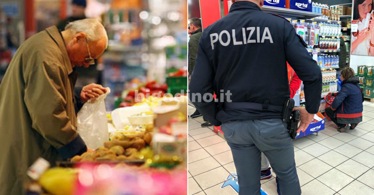 Anziano ruba il tiramisù
