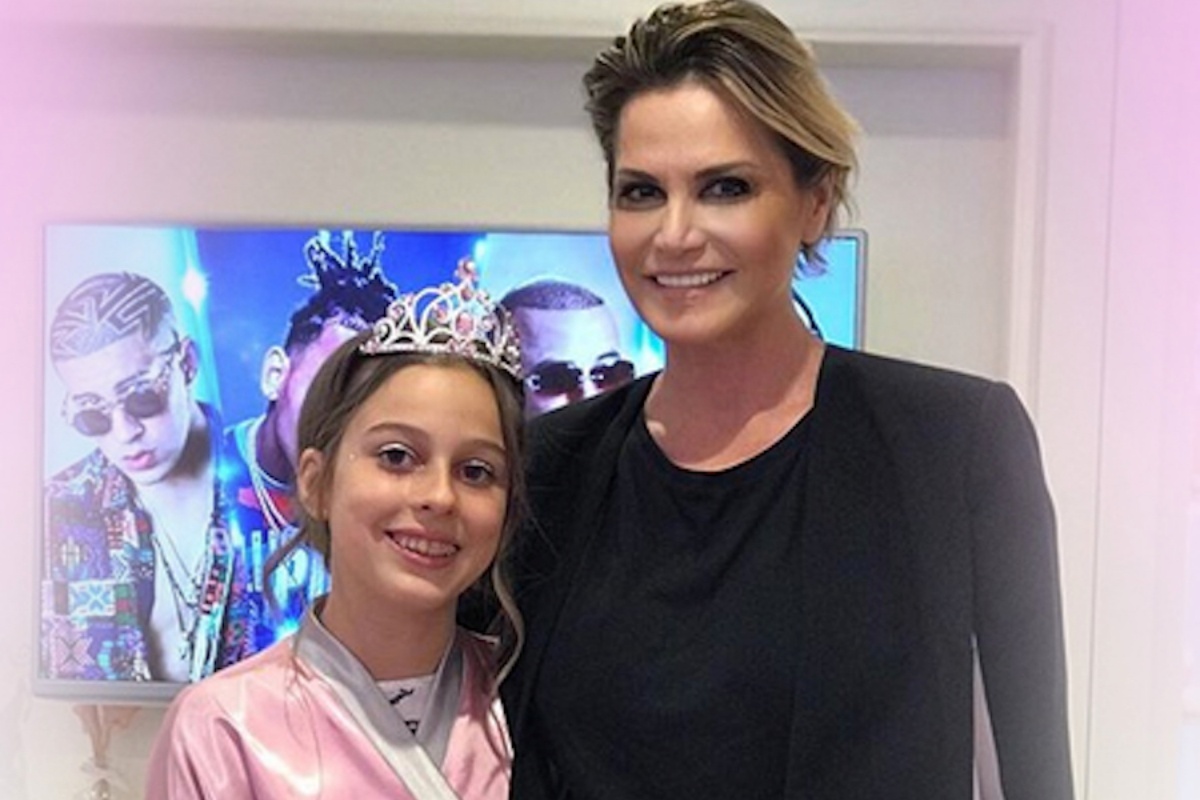 Simona Ventura e la figlia