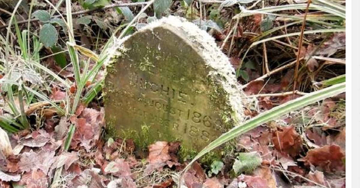 La lapide nel bosco dedicata a Duchie
