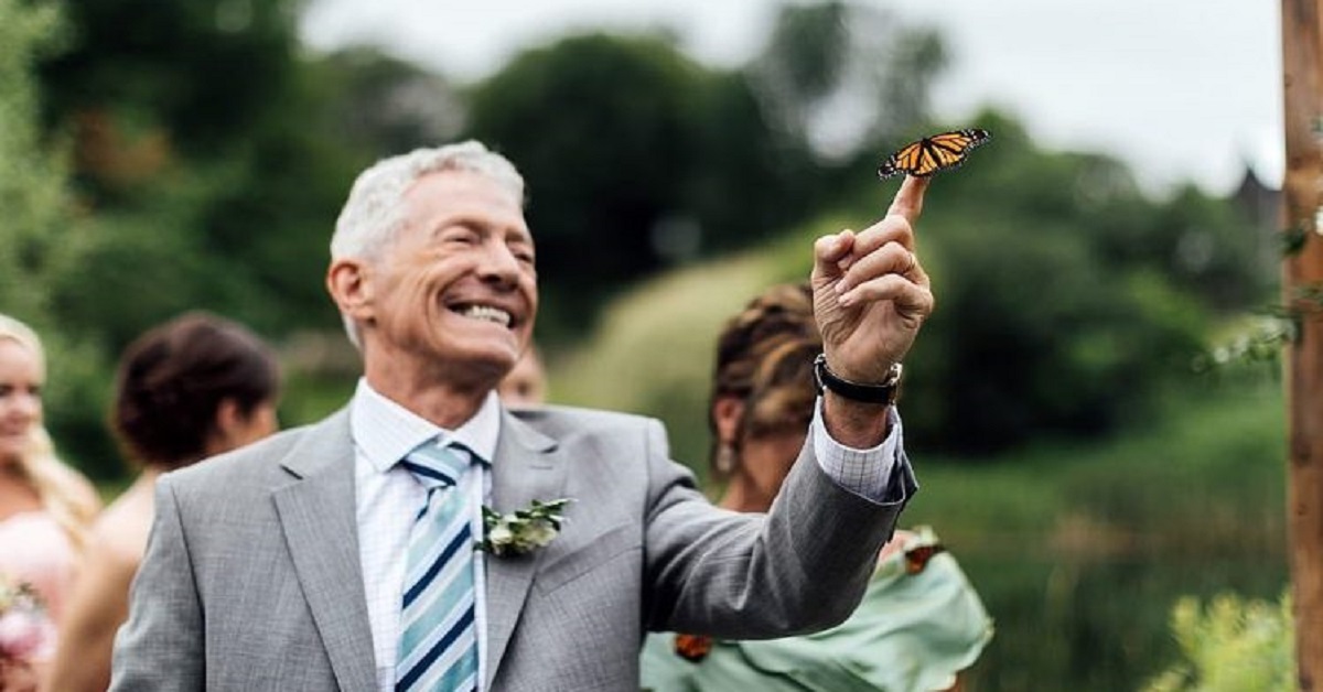 Un matrimonio pieno di farfalle