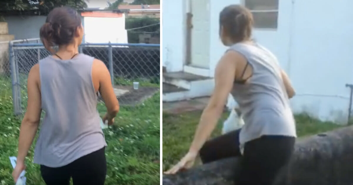 Donna viola una proprietà privata e il motivo è incredibile