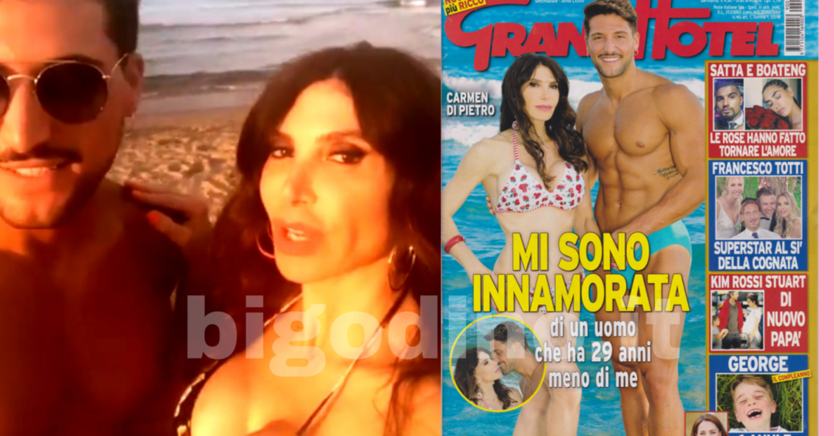 Carmen Di Pietro presenta il suo toyboy Matteo, ha 25 anni
