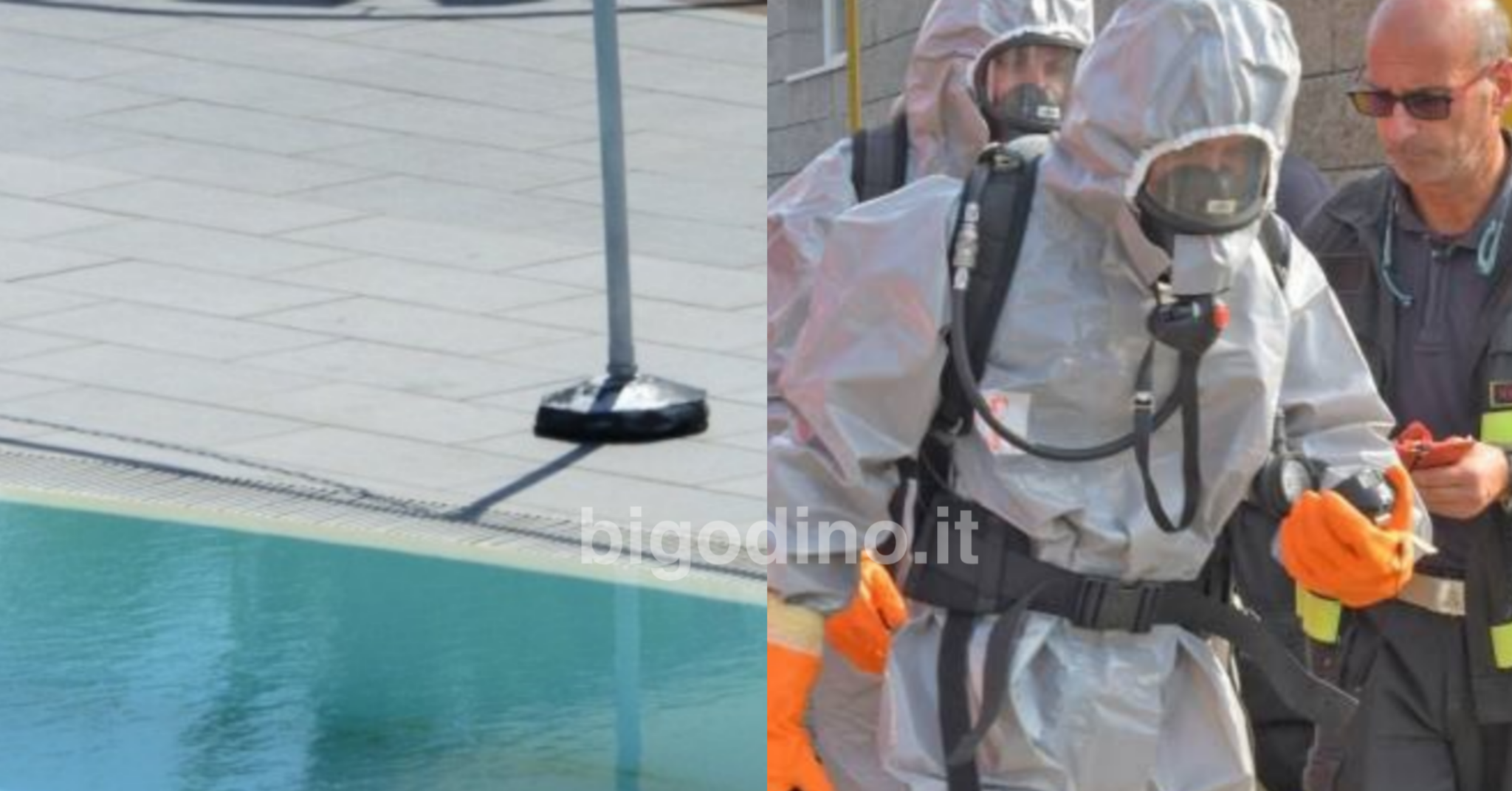 Casteggio, versa acido in piscina: bambini intossicati