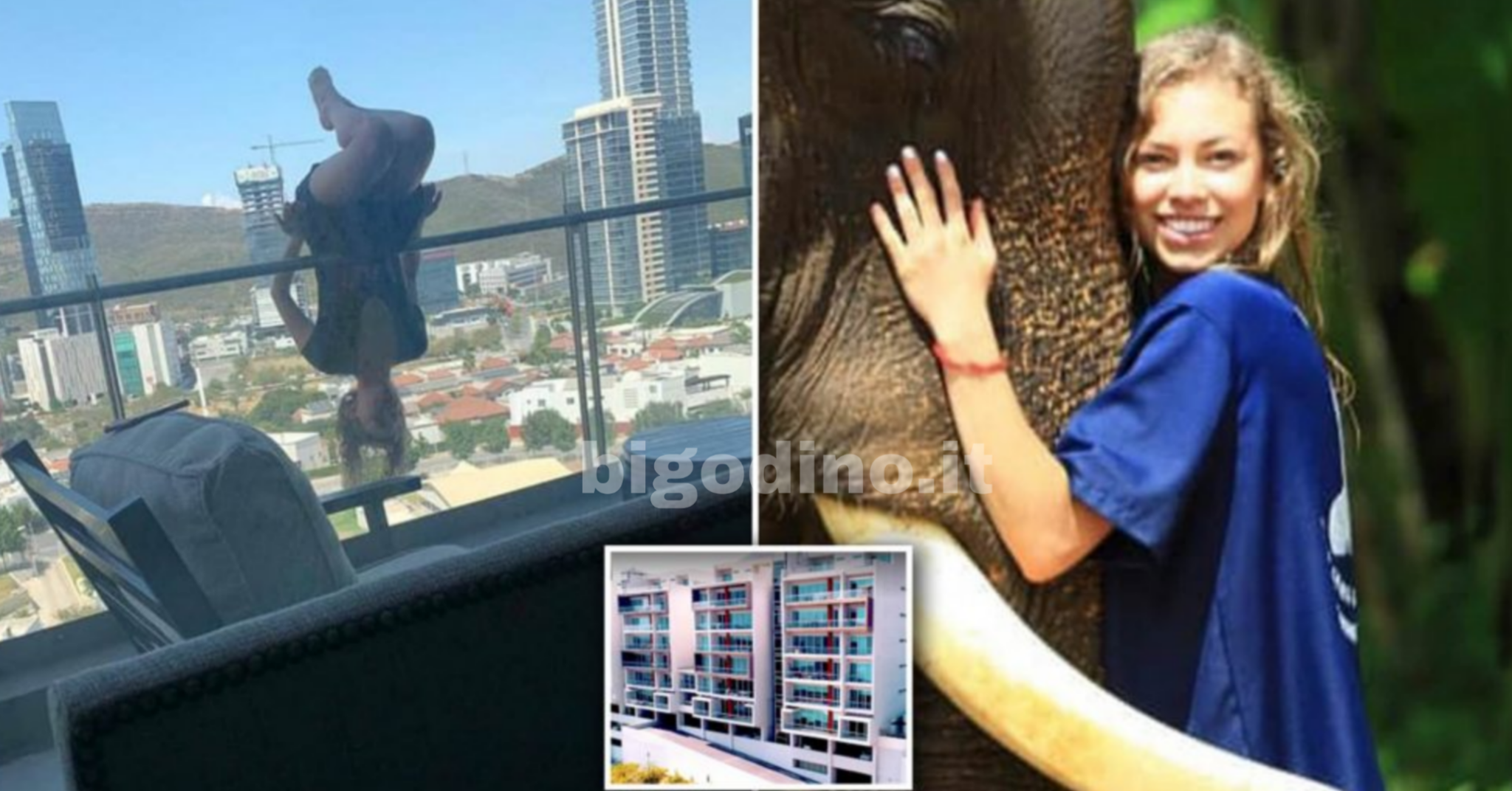 Studentessa fa yoga e cade dal balcone, si rompe 110 ossa