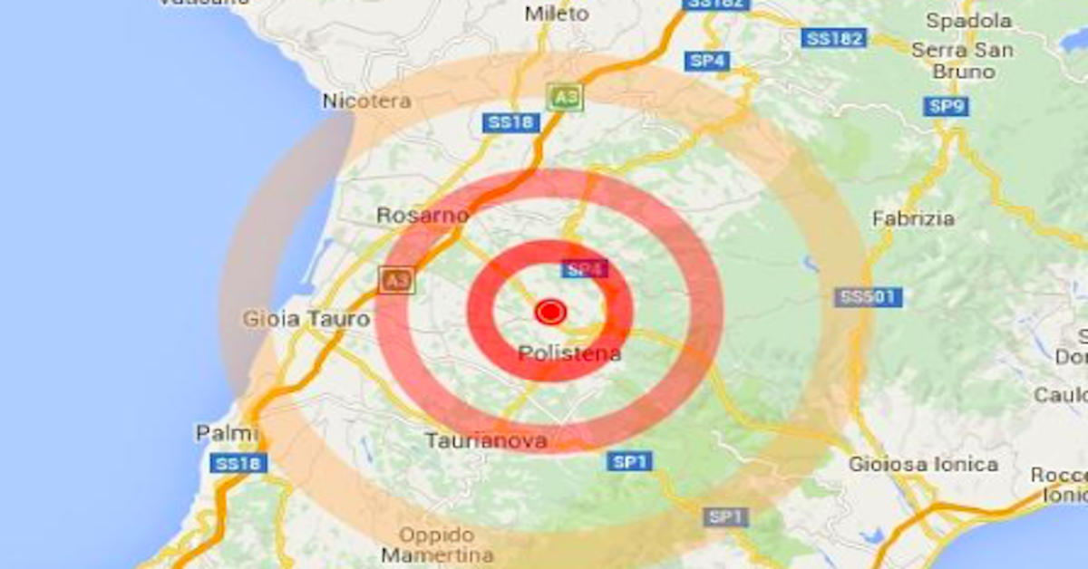 Calabria, Cosenza: terremoto di magnitudo 2.6, paura tra i turisti