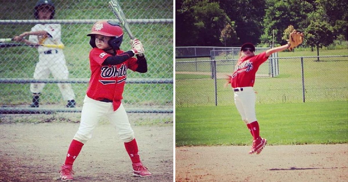 Una piccola campionessa di baseball