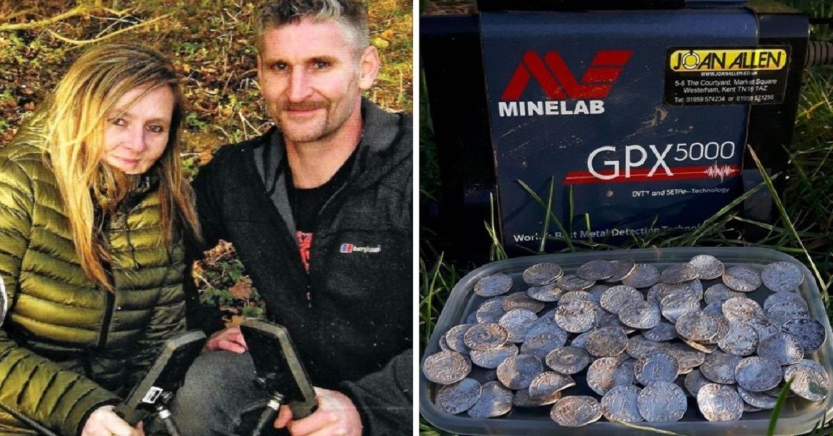 Una coppia trova il tesoro più prezioso della storia del proprio paese con un metal detector