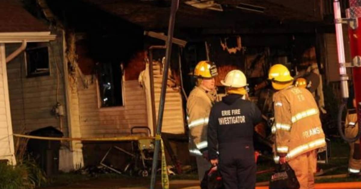 Tragedia ad Erie. Cinque bambini morti durante un incendio in un asilo.