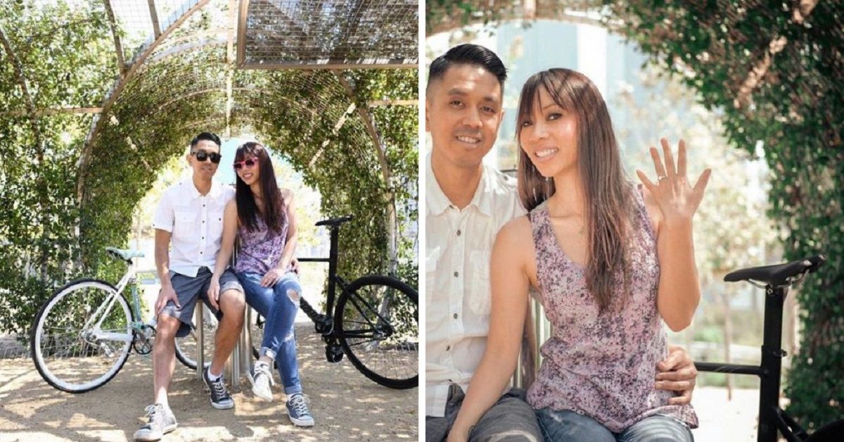 Un giro in bici verso il matrimonio