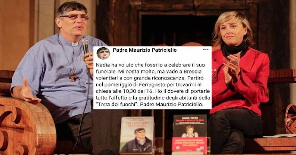 Nadia Toffa: l’ultimo desiderio sui social aiutare Don Maurizio, lui celebrerà i funerali