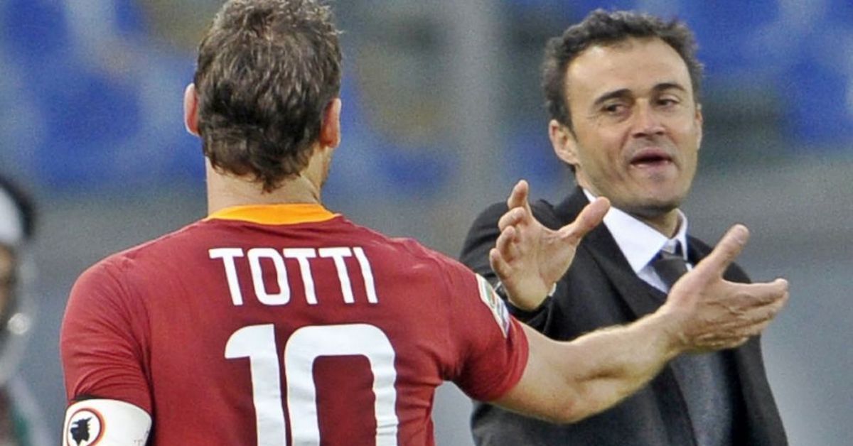 Francesco Totti, il messaggio di cordoglio per la morte della figlia di Luis Enrique