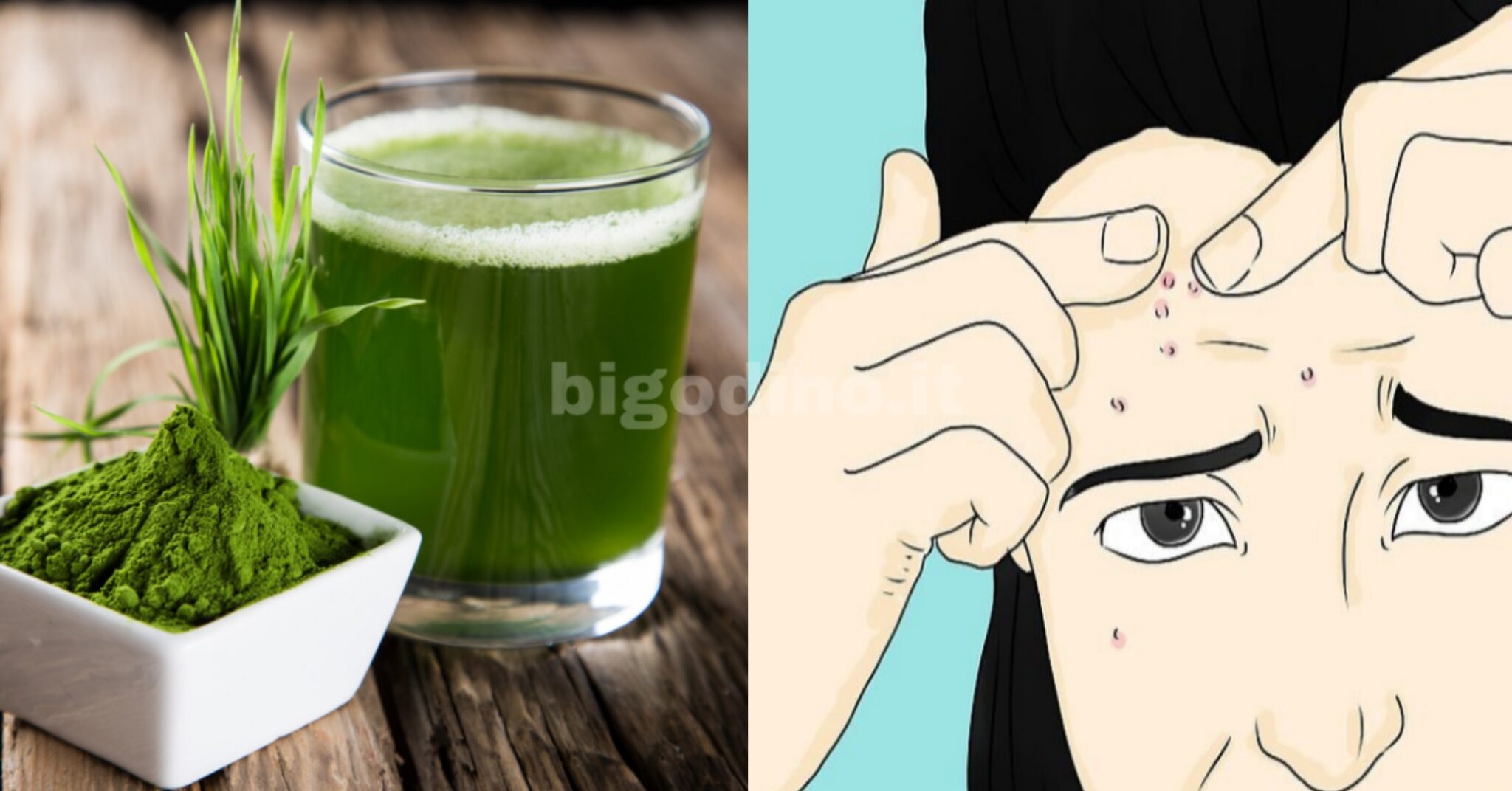 Come preparare il succo di alghe contro l’acne