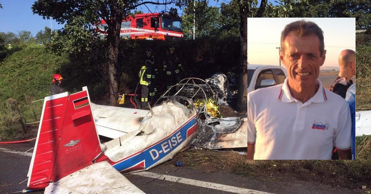 Orio al Serio, aereo precipitato vicino all’aeroporto, Stefano Mecca è la seconda vittima