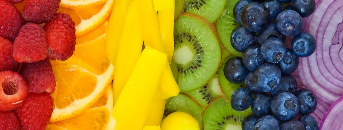 I colori del benessere a tavola