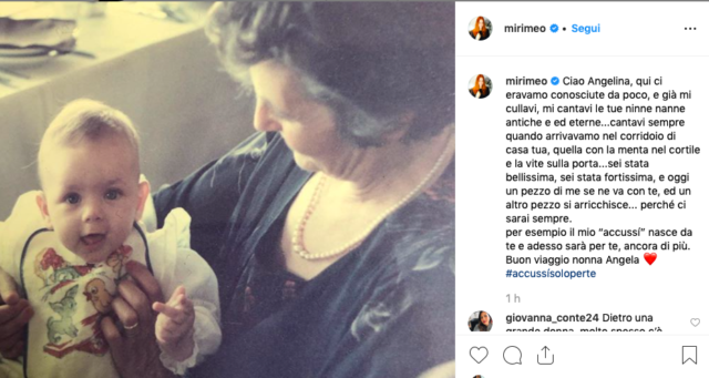 miriam-leone-morta-la-nonna-angela