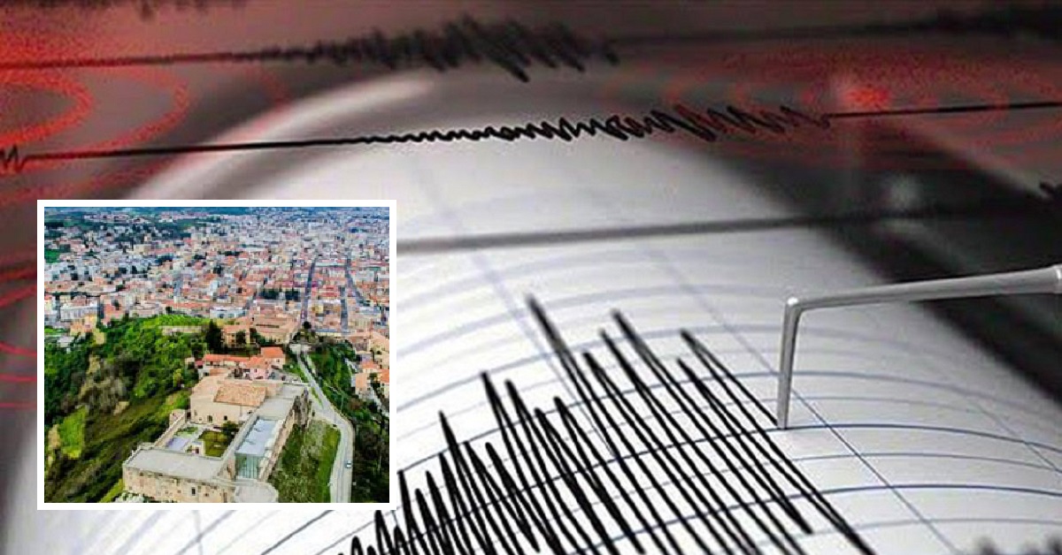 Terremoto a Cosenza di magnitudo 2.6