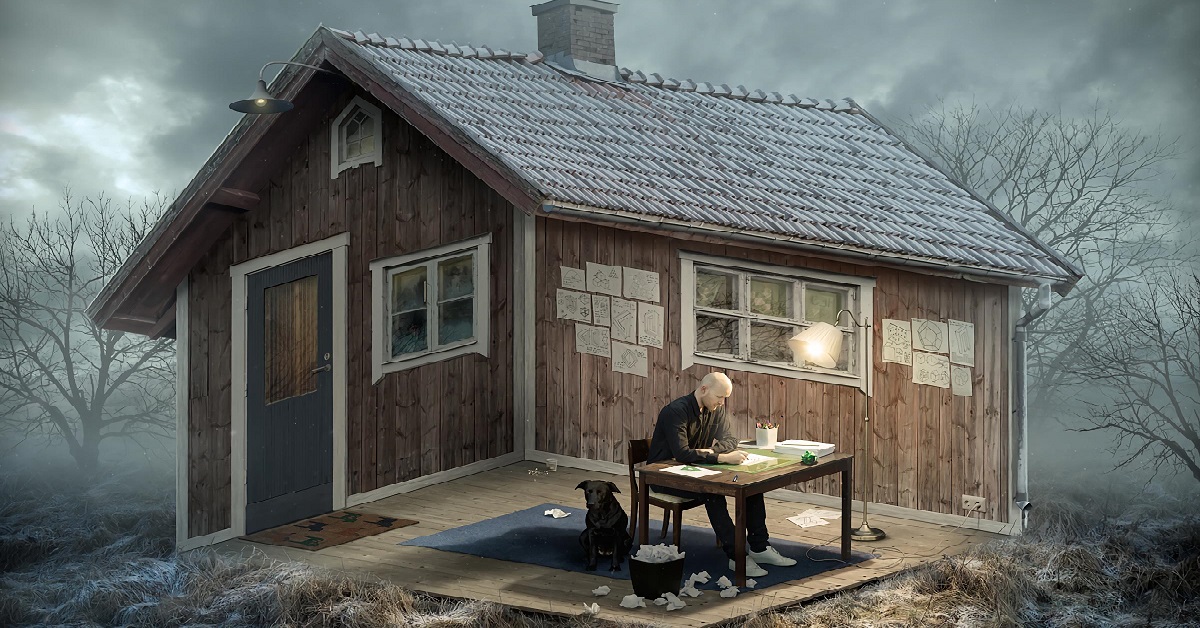 L’uomo è dentro casa o fuori?