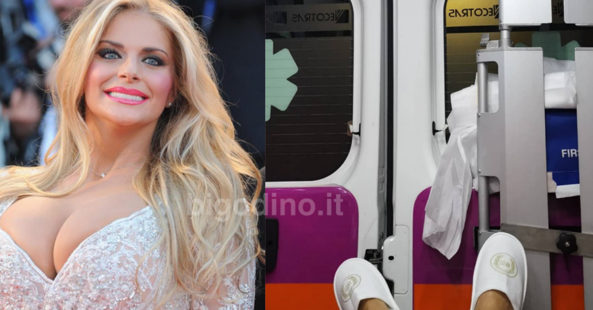 Francesca Cipriani trasportata in ambulanza: malore nella notte