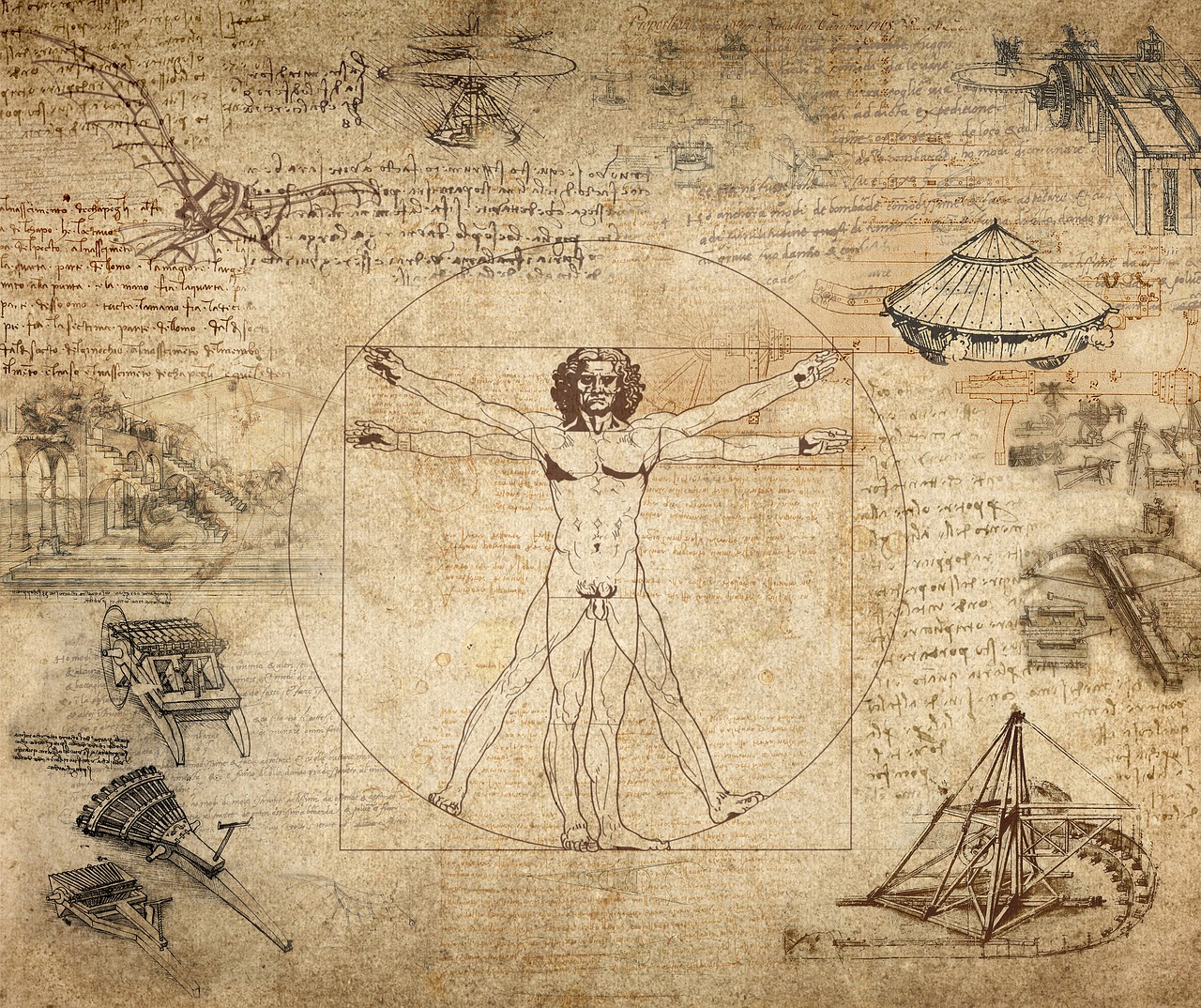 Uomo Vitruviano, significato