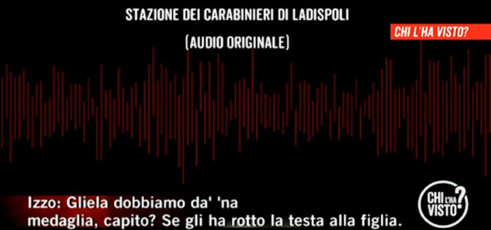 Omicidio Marco Vannini, l’audio di Izzo a Chi l’ha Visto