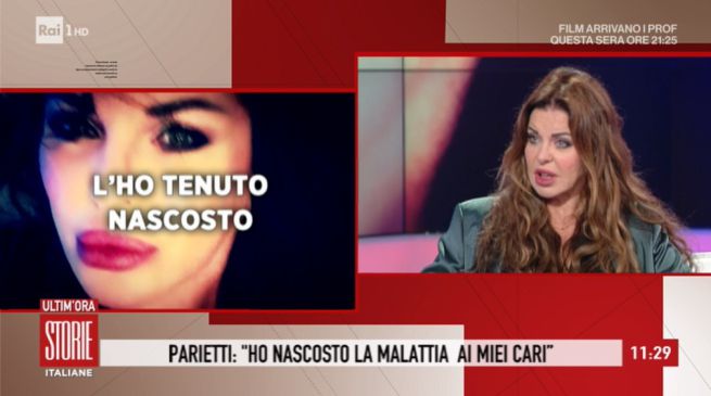 Storie Italiane, Alba Parietti rivela: “Ho avuto un tumore, mi sono operata 2 volte senza dire nulla ai miei”