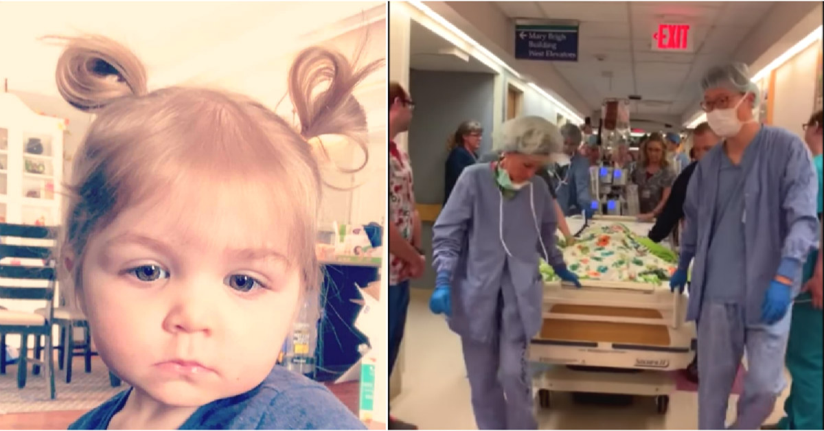 Bambina dona gli organi: l’omaggio del personale dell’ospedale