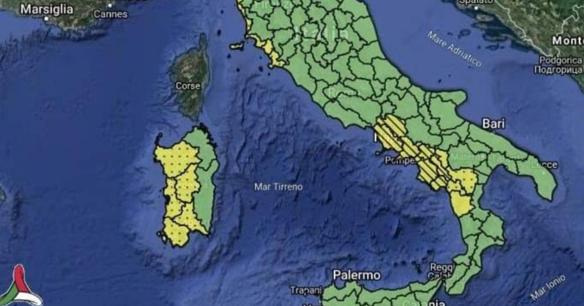 Allerta meteo, Uragano Mediterraneo in arrivo
