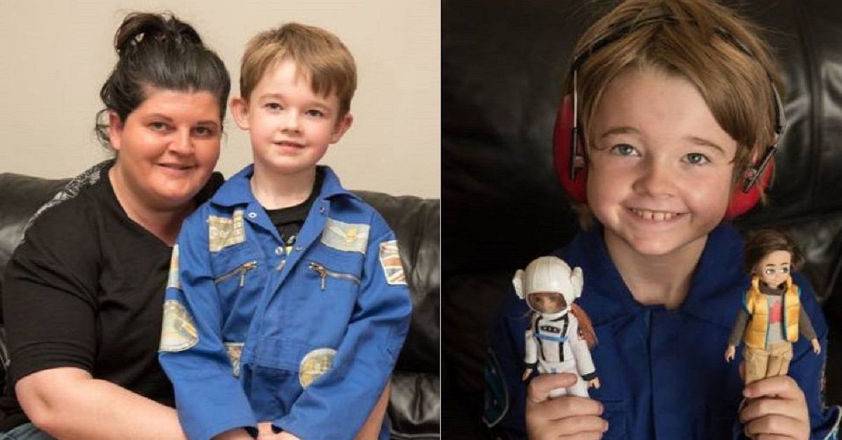 Il piccolo “astronauta”