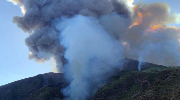 Vulcano Stromboli, l’allerta della Protezione Civile