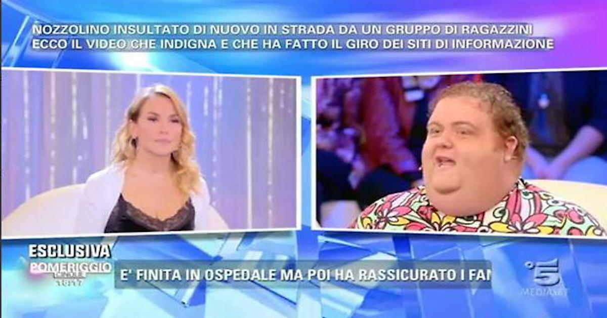 Francesco Nozzolino ha deciso di fare l’intervento per aspirare il grasso, l’ha confessato da Barbara D’Urso a Pomeriggio 5