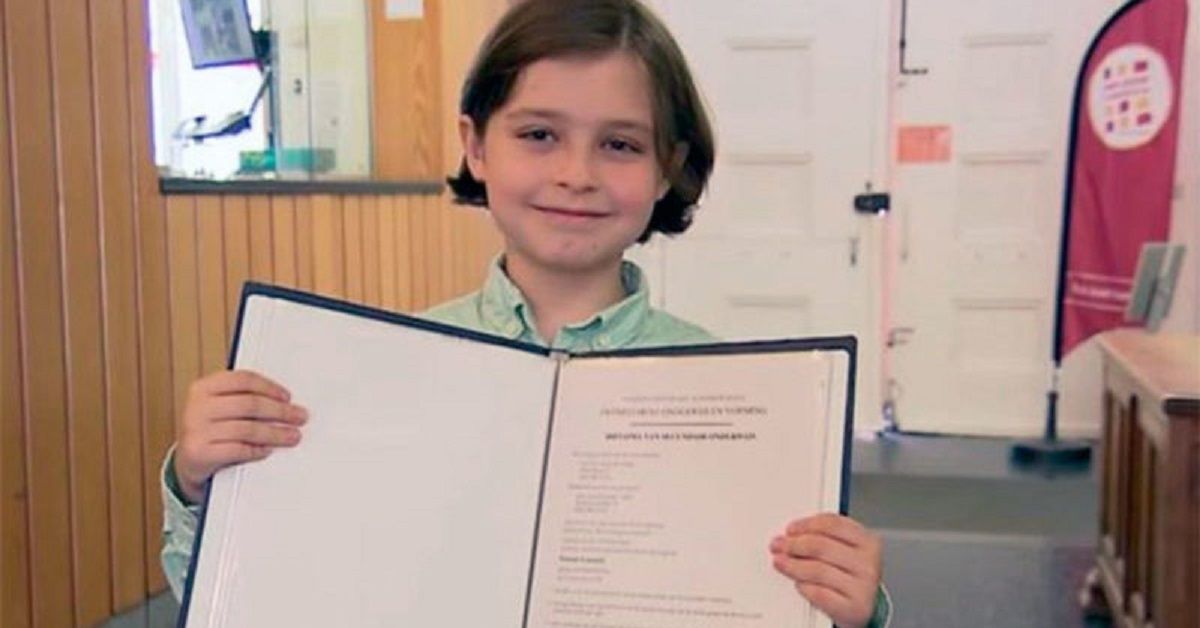 Laurent, il bambino di 9 anni che si è laureato in ingegneria