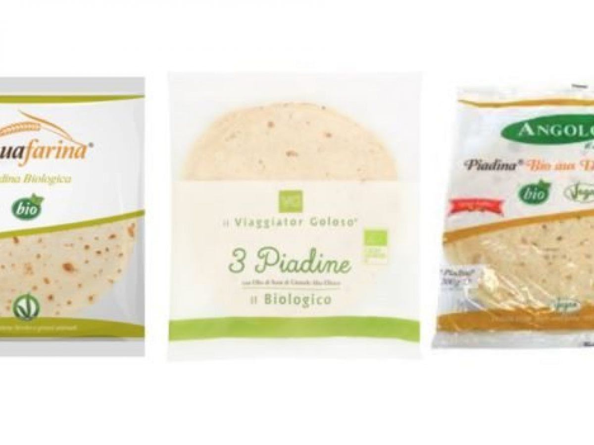 Lotti di piadina biologica ritirati: contaminazione di allergeni