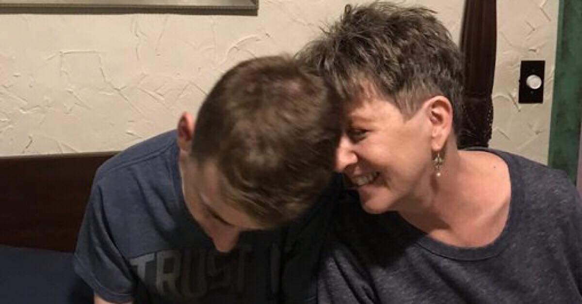 un giovane autistico
