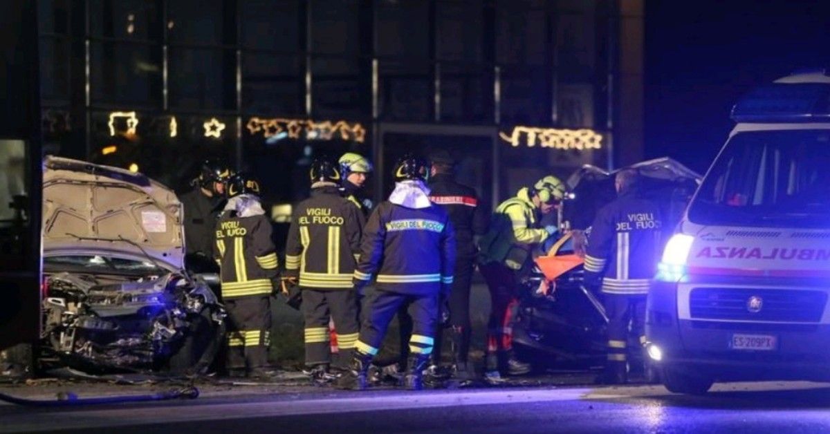 Ivrea, grave incidente. Mamma e figlia di 9 anni ricoverate in ospedale.