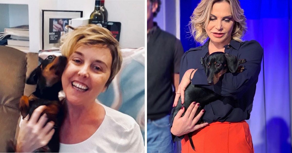 Simona Ventura e Totò, la cagnolina di Nadia Toffa